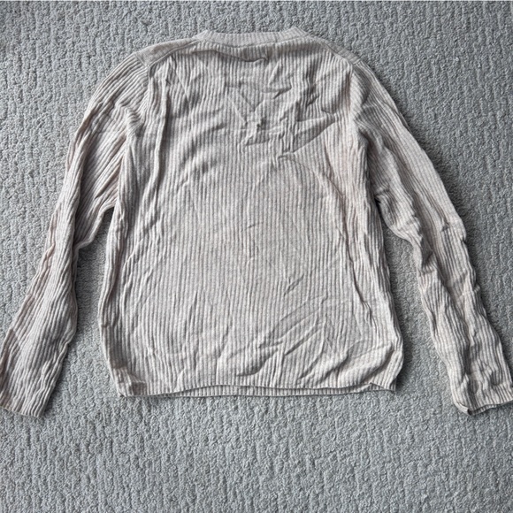 J. Crew Oatmeal Ribbed Crewneck Sweater - Picture 5 of 5